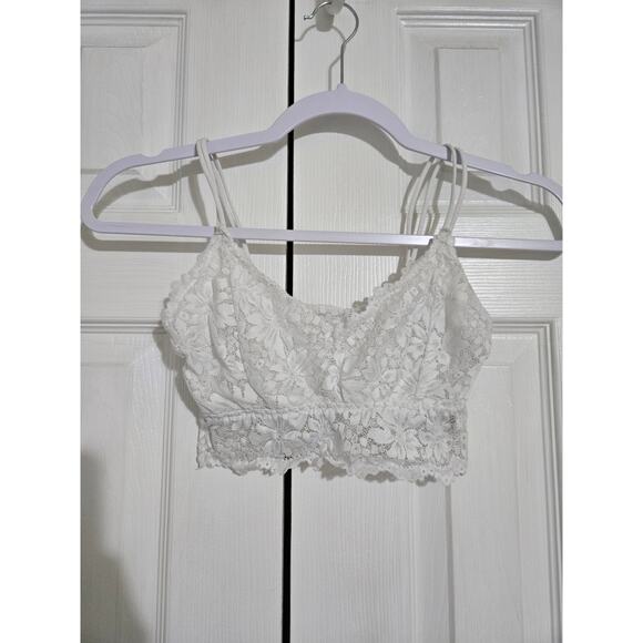 Unknown brand small women's white lace Bralette - Picture 1 of 5
